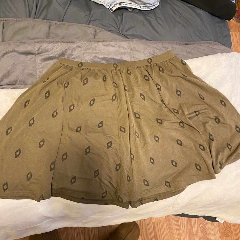 Hunter green skirt